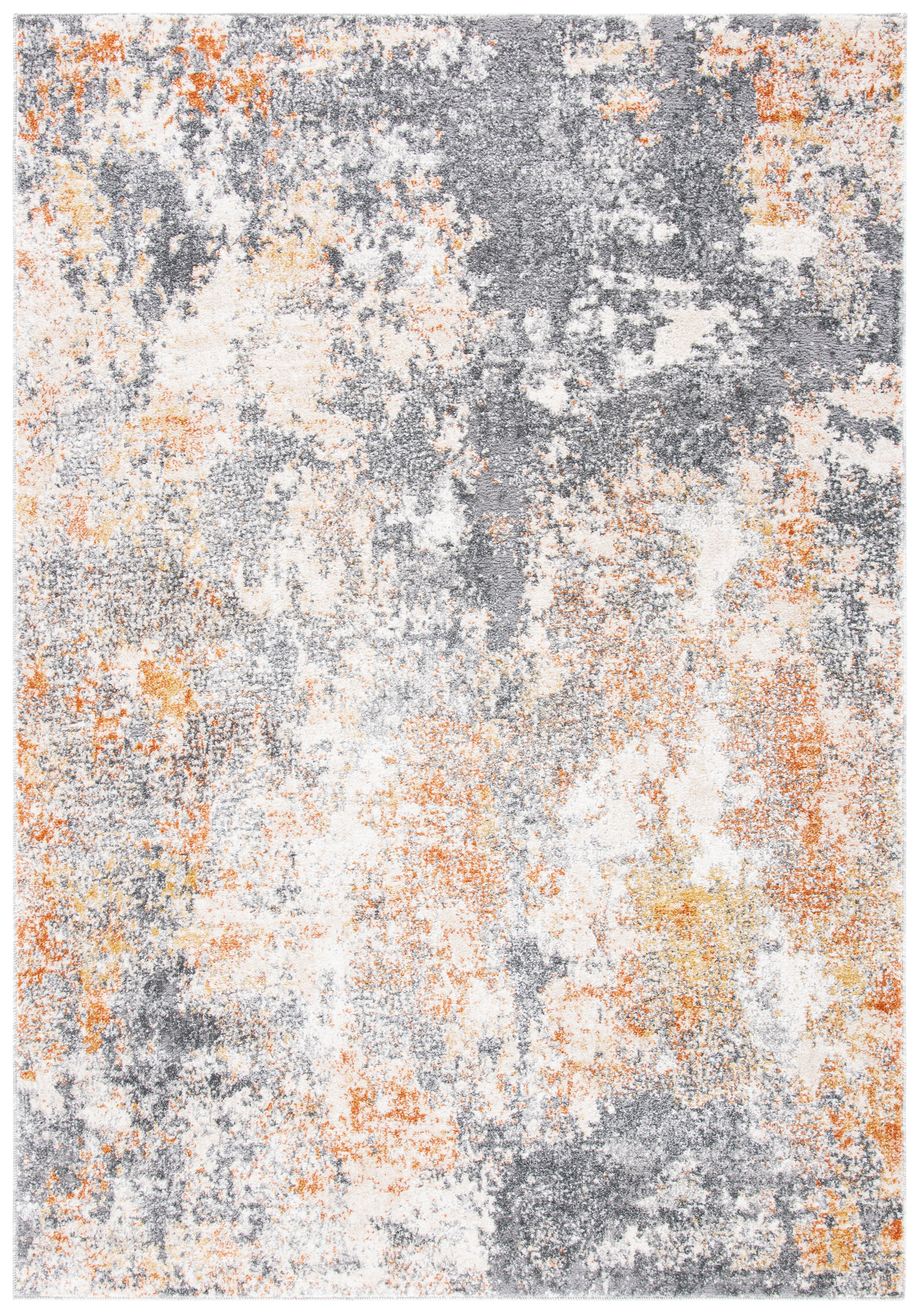 SAFAVIEH Aston Calanthia Abstract Area Rug, Gray/Gold, 3' x 5'