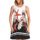 thumbnail image 1 of Fotbe Starfishes Shells Vestido de Verano sin Mangas para Mujer – Vestido Midi Línea A, Estilo Camiseta Floral, Vestido Playero Casual y Fluido, 1 of 7