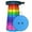 A, variant on NGHnuifg Rainbow Style Telescopic Stool Outdoor Telescopic Stool Rotating Soft Folding Stools for Adults Portable Tall Beach Chairs for Adults Heavy Duty with Canopy Toddler Chairs for Girls