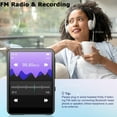 thumbnail image 3 of Reproductor de MP3 y MP4 con Bluetooth, pantalla LCD, HiFi Bass, radio FM, 128 GB, 3 of 5