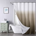 thumbnail image 1 of Xingzhi Extra Thick Waterproof Shower Curtain With Exquisite Craft For Draping Effect Coffee,Coffee 90*180, 1 of 6