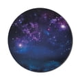 thumbnail image 1 of Space Mouse Pad for Computers, Milky Way Themed Dark Matter with Star Field Sci Fi Travel Display Artwork Print, Round Non-Slip Thick Rubber Modern Mousepad, 8" Round, Magenta Blue, by Ambesonne, 1 of 2