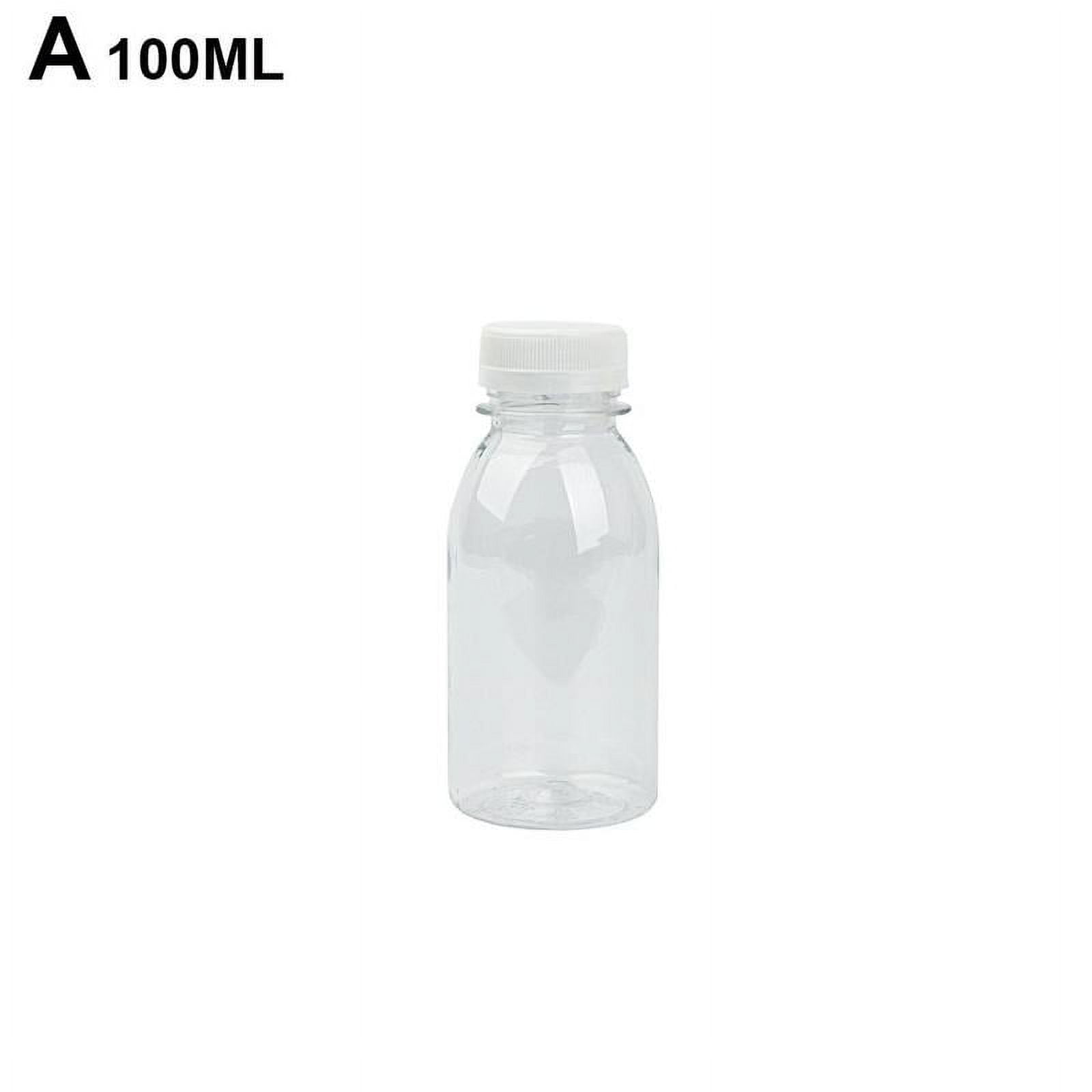 Transparent Plastic Milk Storage Bottles Beverage Drinking Clear Milk V4J2