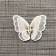 thumbnail image 2 of 2PCS Shoe Charm Rhinestone Embroidery Butterfly Clothes Patch Bag Embellishment, 2 of 10