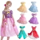 thumbnail image 2 of Vestido de princesa para niñas, disfraz de Rapunzel, Elsa, fiesta de cumpleaños, Halloween, Carnaval, 2024, 2 of 5