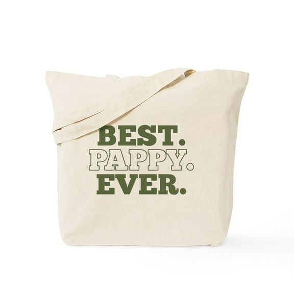 CafePress - Best Pappy Ever Tote Bag - Unisex Canvas Tote Bag, Beige, 1-Piece