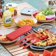 thumbnail image 3 of Ywbawe Reusable Travel Utensils Set with Case, Portable Camping Cutlery Set for Kids Lunch, Picnic, School Lunch, and Travel, Includes Straw and Case, 3 of 7