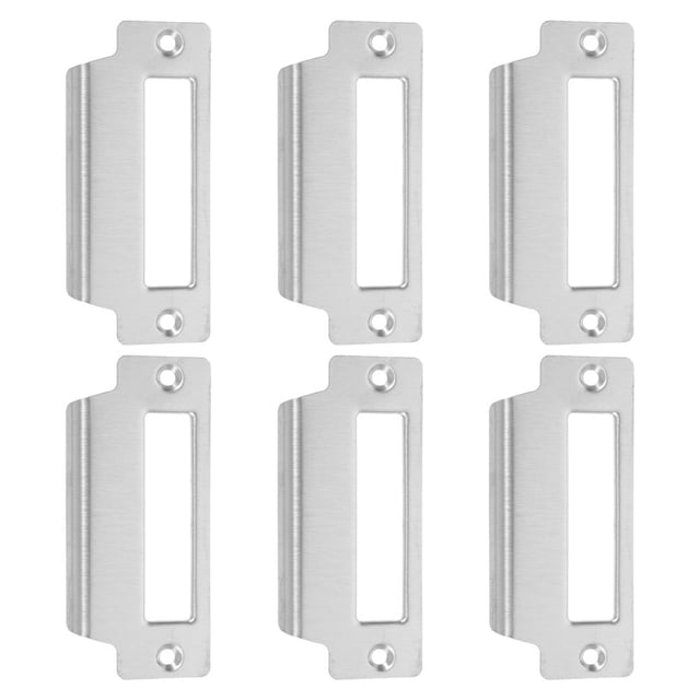 WHAMVOX 6Ud Dispositivo De De Seguridad Para Puerta Metal Plata Con Borde Eficiente