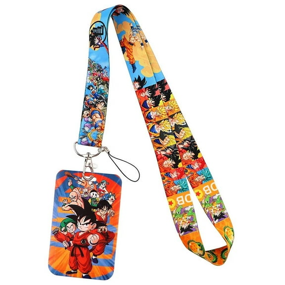 Dragon Ball Z Anime Lanyard With ID Holder Keychain