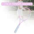thumbnail image 3 of lacooooppia Tennis Racket Tennis Equipment Practical High Strength Nylon Strings Tennis Racquet for Park Recreational Garden Outdoor White, 3 of 8