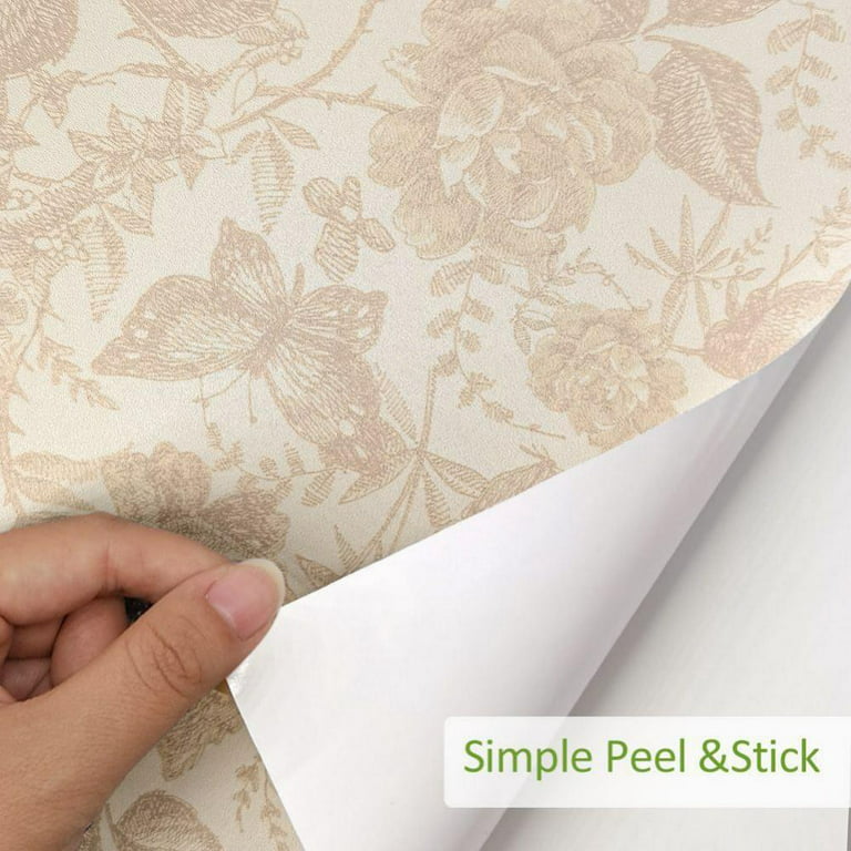 Toadstool Vintage Botanical Drawer Liner Peel & Stick Self Adhesive Paper  or Smooth Pre-pasted Eco Safe Wallpaper 3ft-6ft-9ft-12ft L Rolls 