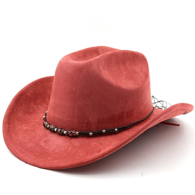 Western Ranch Style Cowboy Hat with Curved Brim for Outdoor Adventure Travel and Everyday Wear for Enthusiasts