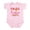 Petal Pink, variant on CafePress - Fantastic Goddaughter Infant Bodysuit - Baby Light Bodysuit, Size Newborn - 24 Months