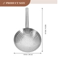 thumbnail image 2 of Skimmer Ladle Skimmer Spoon Stainless Steel Skimmer 9.4 for Cooking Frying Skimming Colander/Strainer Kitchen Tools, 2 of 9