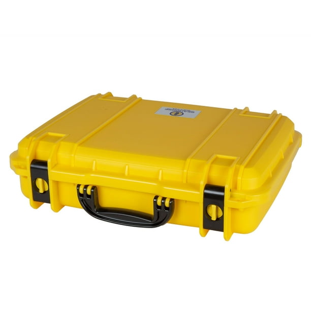 Seahorse SE710 Watertight Protective Equipment Storage Case with Foam, Yellow