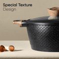 thumbnail image 6 of CAROTE 32-Piece Nonstick Pots and Pans, Granite Cookware Set with Bakeware & Knives, Black, 6 of 10