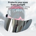 thumbnail image 4 of Visera para casco de motocicleta Gafas de casco antivaho con lente de protección facial completa para AGV K5 K3SV K1 (plata), 4 of 5