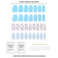 thumbnail image 6 of Dashing Diva Glaze Design, Semi-Cured Gel Nail Art Strips, Under the Sea, 32 Count, 6 of 7