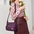 thumbnail image 7 of Vbiger Women Shoulder Bag Fashionable Crossbody Bags Multiple Pockets Casual Handbag, Purple, 7 of 7