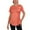 Orange T-shirt for women, variant on jtjvou Women's Long Workout Tops,Short Sleeve Mesh Open Back Loose Fit Gym Athletic Running Shirts Exercise Tee Pink XL