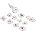 thumbnail image 3 of Juego de tazas de té de porcelana en miniatura para casa de muñecas a escala 1:12, exquisitos accesorios decorativos para la cocina de la casa de muñecas., 3 of 14
