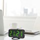 thumbnail image 1 of Reloj Despertador con Carga USB para Teléfonos Inteligentes Tabletas Pantalla LED de Respaldo de Batería Opciones de Atenuación Verde Soledad LED Despertador digital, 1 of 10