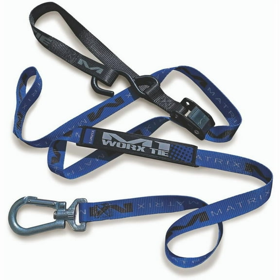 Matrix Concepts M1 1.0" Worx Tie-Down, Set of 2, Blue