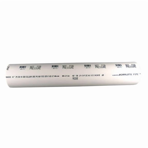 Charlotte Pipe 3 In. x 2 Ft. Schedule 40 PVC-DWV Cellular Core Pipe