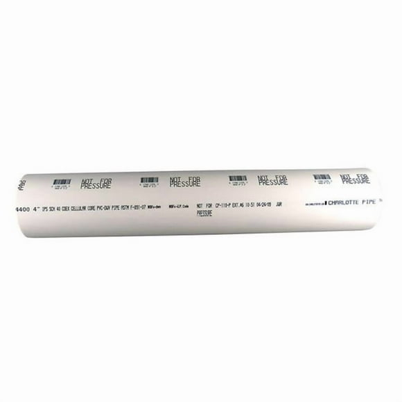Charlotte Pipe PVC 04300 0200 3 x 2 in. Foam Core Pipe