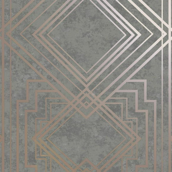 Holden Décor Delano Geometric Textured Wallpaper