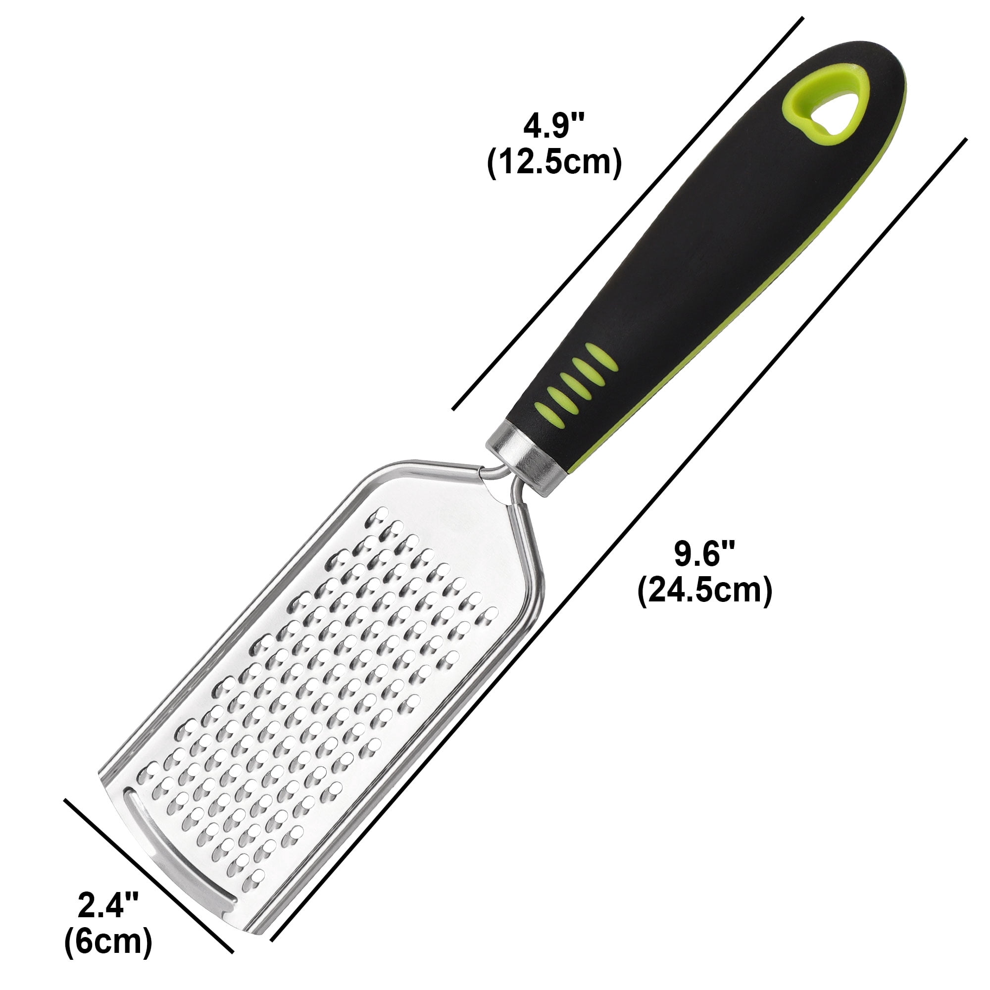 Unique Bargains Kitchen Cheese Grater Stainless Steel Lemon Zester 9.6" x 2.4" 1 Pc
