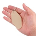 thumbnail image 4 of Unique Bargains Vintage Motel Keychain Blank Hotel Keychains Rhombus Retro Key Tag, Khaki, 10 Pack, 4 of 7