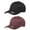 BLACK & MAROON, variant on Men's Adult Baseball Wooly 6-Panel Cap