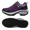 thumbnail image 3 of Stepedia Hiking Shoes Women Outdoor Lightweight Air Cushion Boots for Trekking Camping Walking Running, Purple, 3 of 6