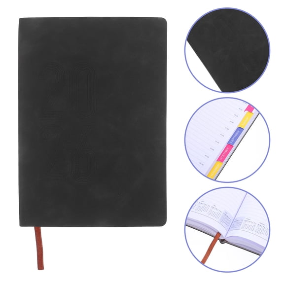 AURARMLET 2026 Calendar Agenda Journal Soft Cover Paper Weekly Planning For Friends Family 1Pack Back to School