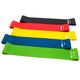 thumbnail image 1 of Bandas de resistencia, juego de 5 bandas: 5 niveles de resistencia diferentes, banda elástica para ejercicios para hombres Rojo Verde Cocina, Decoración y Otros, 1 of 6