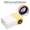 thumbnail image 3 of Proyector portátil LED HD 1080P Video-Projector, Mini proyector de películas compatible con pantalla 1080P y 60 '', lámpara LED de 30.000 horas de vida útil, para reproductor multimedia de cine e ANGGREK  Otros, 3 of 6