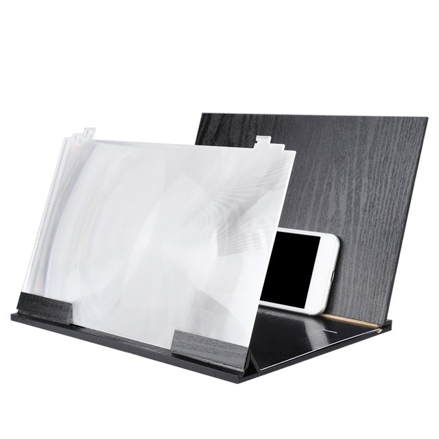Amplificador elegante portátil del teléfono celular de la lupa 3D de la pantalla del teléfono móvil de 12 pulgadas
