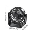 thumbnail image 7 of USB Desk Fan, Mini Fan Portable, 3 Speeds Desktop Table Cooling Fan, Plug in Power Fan, Rotation Strong Wind, Quiet Personal Small Fan for Home Desktop Office Travel Bedroom, 7 of 7