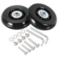 thumbnail image 1 of Unique Bargains Replacement Luggage Suitcase Wheels Kit, 64mmx18mm Swivel Caster Wheels, 1 of 7