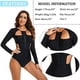 thumbnail image 5 of Traje de baño de mujer con protección solar, traje de surf de manga larga, traje de baño sexy, 5 of 6