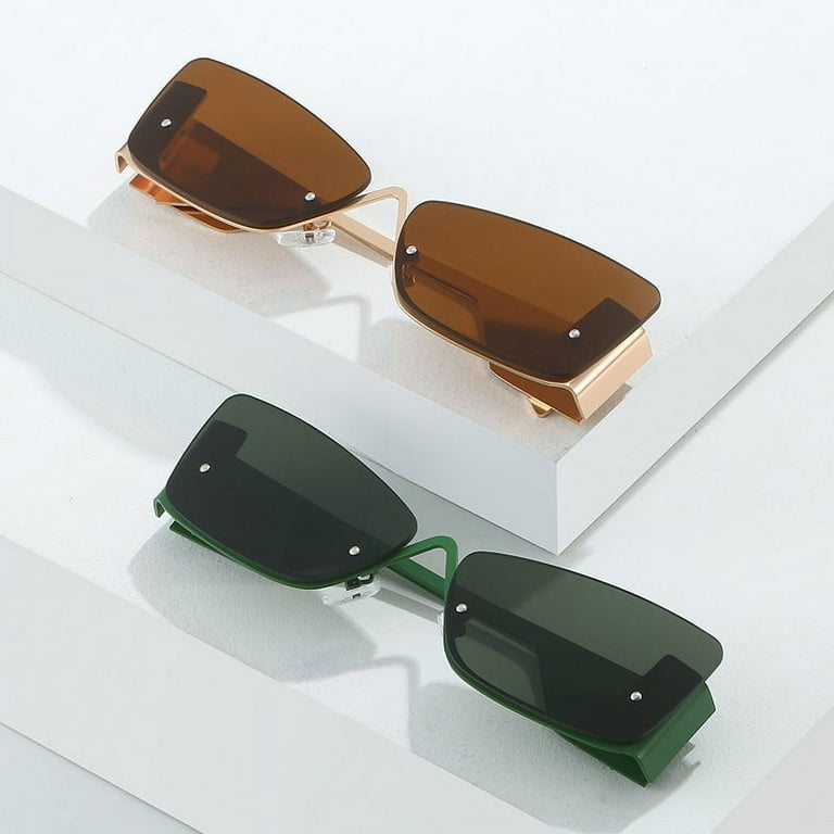 Polarized UV400 Sunglasses for Women - Lightweight Plastic Metal Frame Retro Lightweight UV400 Protection Oversized Polarized  main image 4