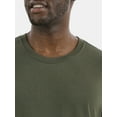 thumbnail image 4 of Athletic Works Men's Solid Tri Blend Tee with Short Sleeves, Sizes XS-4XLT, 4 of 5