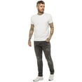 thumbnail image 5 of Enzo Mens Skinny Ripped Jeans Stretch Denim Trousers, 5 of 6