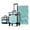 Green, variant on Byootique 2-Piece Makeup Train Case Cosmetic Organizer Kit CB Shadows Salon