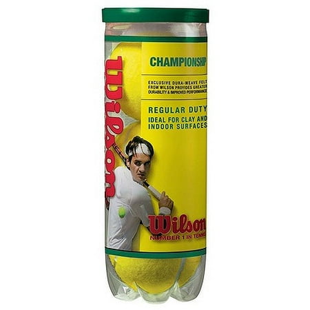 Wilson Championship Regular Duty Tennis Balls (Best Pressureless Tennis Balls For Ball Machine)