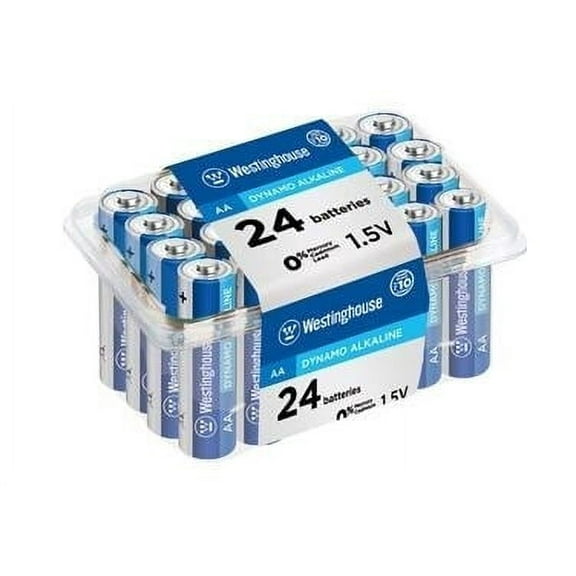 Westinghouse Dynamo Alkaline AA Batteries, 24pk-0