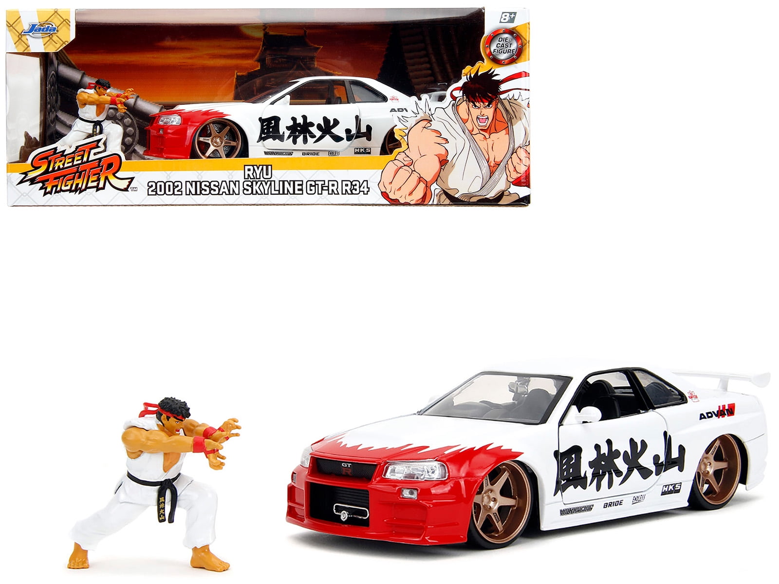 JADA 1:24 FAST & FURIOUS - BRIAN'S 2002 NISSAN SKYLINE GT-R (R34