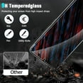 thumbnail image 5 of [2+2 Pack] Privacy Screen Protector and Camera Lens Protector for Samsung Galaxy S22 6.1 inch Tempered Glass Saver, Full Coverage, 9H Hardness HD Anti-Spy, Fingerprint Unlock, Compatible Cases, 5 of 7