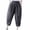 Gray-03, variant on REALiKUN Womens Summer Linen Harem Capri Pants Lounge Cotton Gauzy Capris Elastic High Waisted Crop Trousers with Pockets